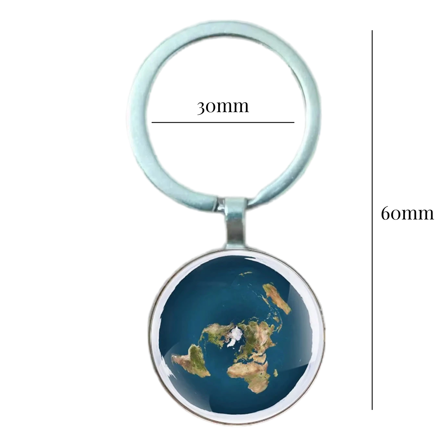 Llavero Tierra Plana