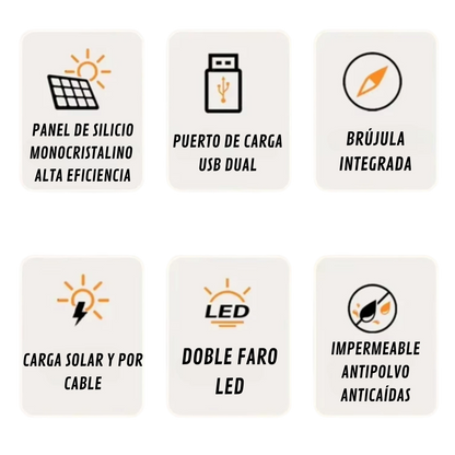 Batería de energía solar 200000mAh